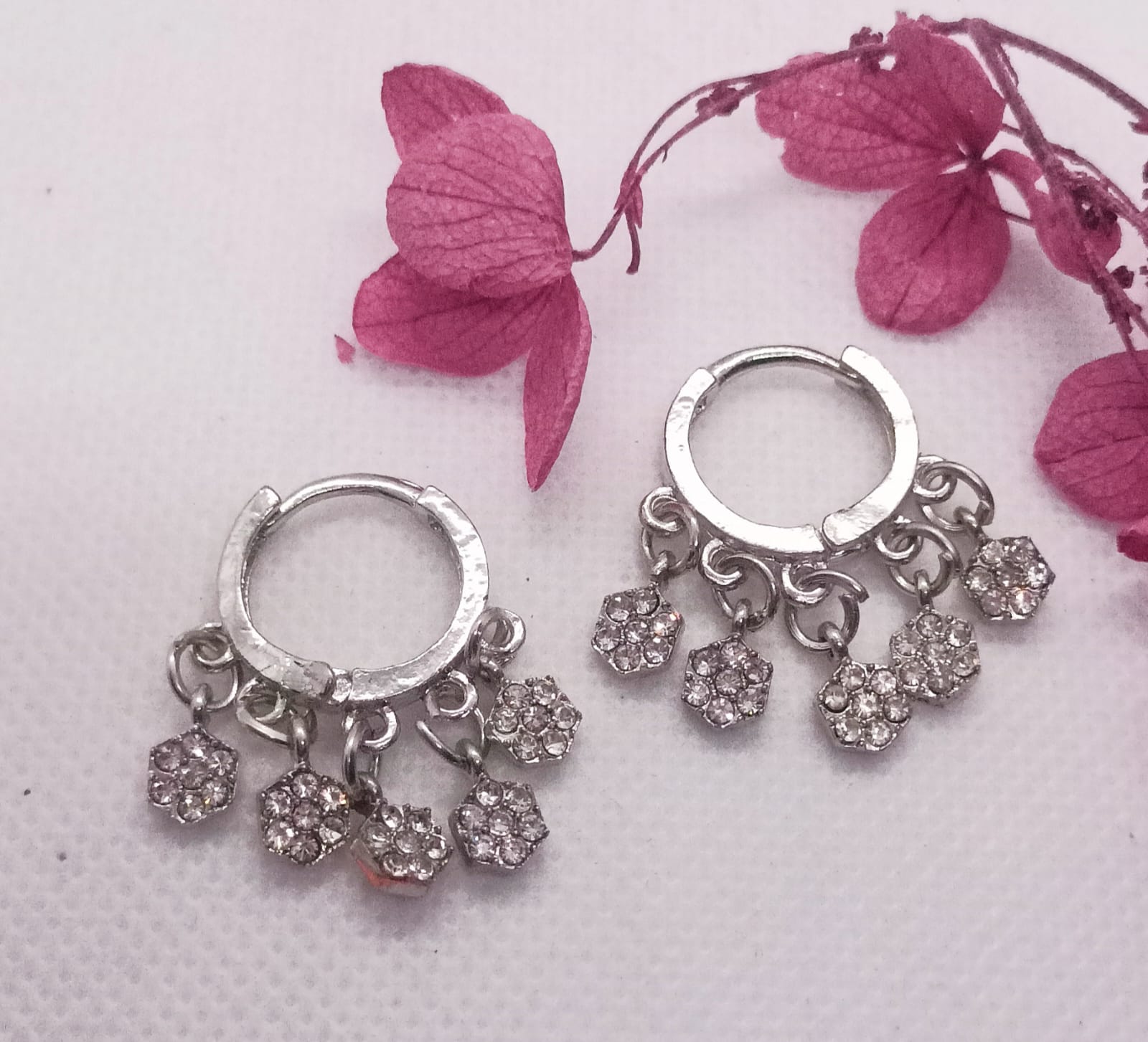 Silver Bali Earrings - Image 3