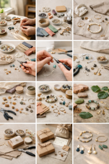 handmade jewelry making idea
